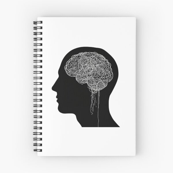 Item preview, Tangled Thoughts – Overthinking Mind Illustration designed and sold by Katzpy.