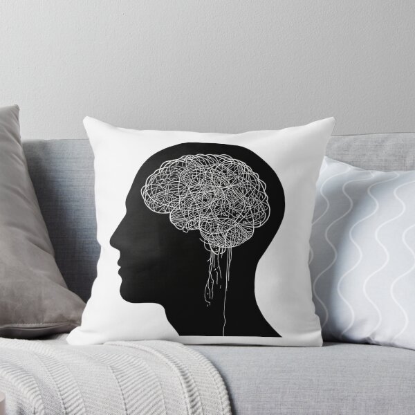 Item preview, Tangled Thoughts – Overthinking Mind Illustration designed and sold by Katzpy.