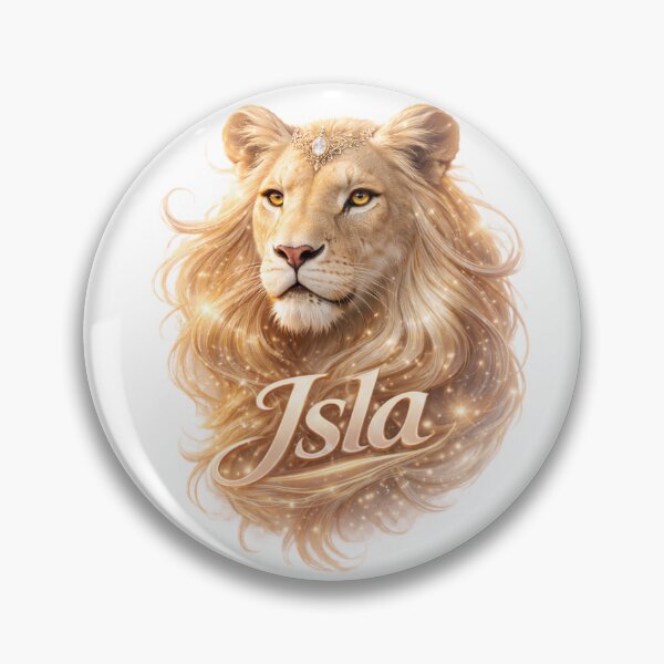 Item preview, Isla Leo – Radiant Female Name Zodiac Lion Fantasy Art Design designed and sold by AlexLineArt.