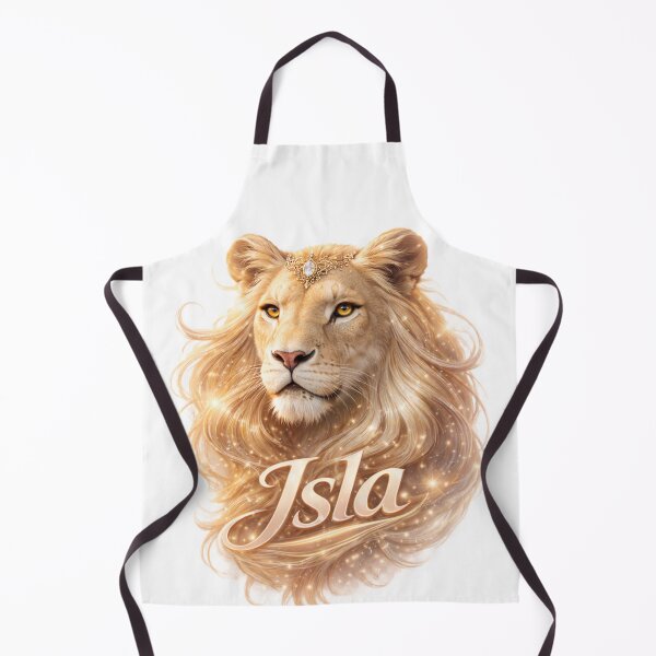 Item preview, Isla Leo – Radiant Female Name Zodiac Lion Fantasy Art Design designed and sold by AlexLineArt.
