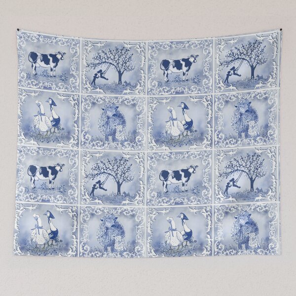 Item preview, Delft Blue Home Stead Country  designed and sold by Salzanos.