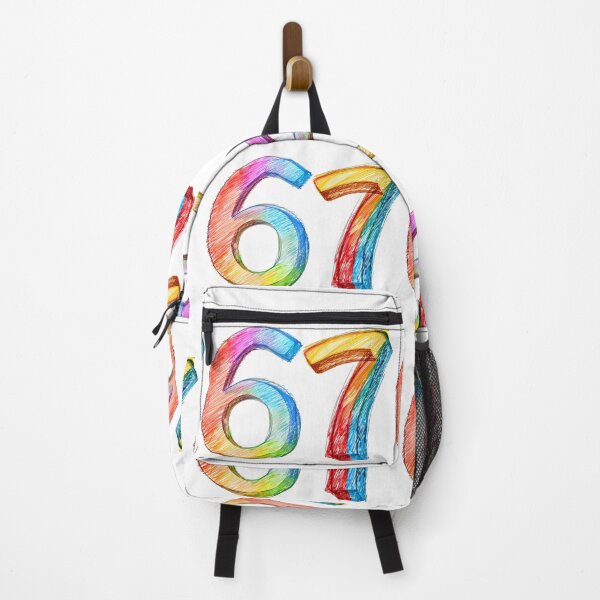 Item preview, 67 Colorful Hand Drawn Number Illustration designed and sold by DesignArtist.ia.