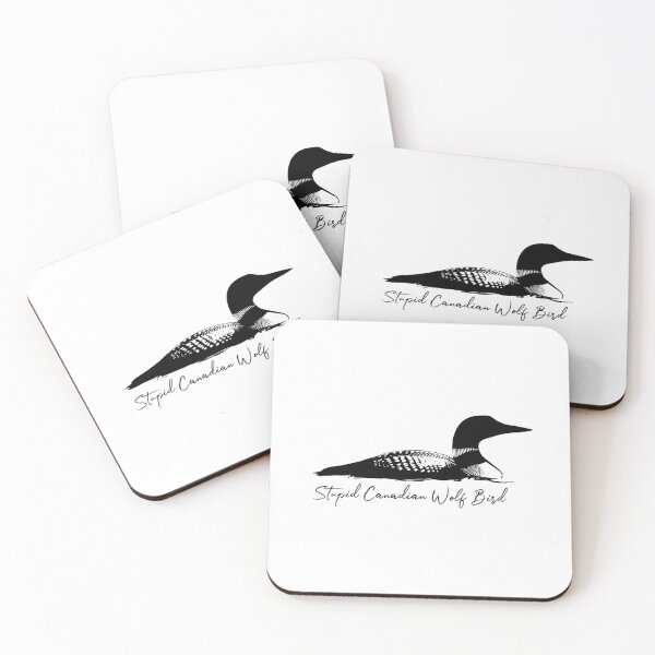 Item preview, Stupid Canadian Wolf Bird - Heated Rivalry, Loon at the Cottage, Ilya Rozanov, Shane Hollander, Hollanov designed and sold by RosefinchArt.