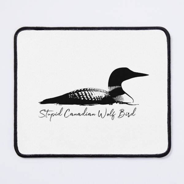 Item preview, Stupid Canadian Wolf Bird - Heated Rivalry, Loon at the Cottage, Ilya Rozanov, Shane Hollander, Hollanov designed and sold by RosefinchArt.