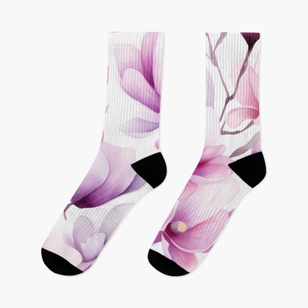 Item preview, Soft Pink Magnolia Seamless Pattern on White Background designed and sold by CharlieDesings.