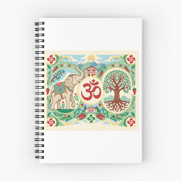 Item preview, Sacred Elephant of the Basque Country – Om & Tree of Life in Harmony designed and sold by Gino64.