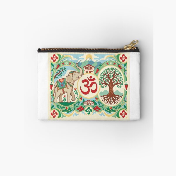 Item preview, Sacred Elephant of the Basque Country – Om & Tree of Life in Harmony designed and sold by Gino64.