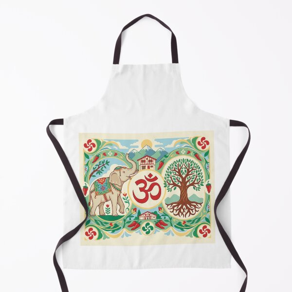 Item preview, Sacred Elephant of the Basque Country – Om & Tree of Life in Harmony designed and sold by Gino64.