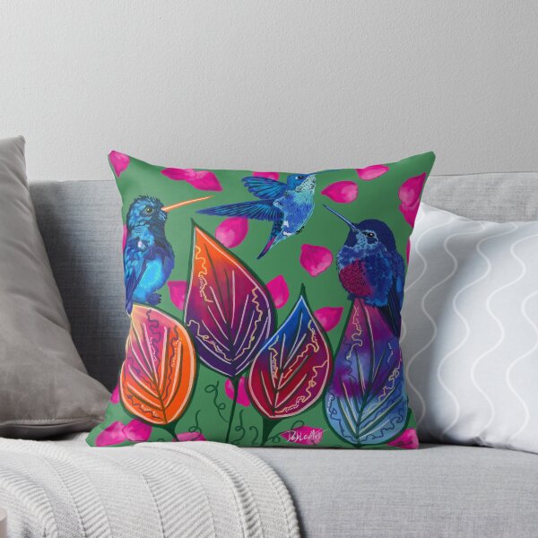 Item preview, Three Hummingbirds Illustration-Green designed and sold by deblevart.