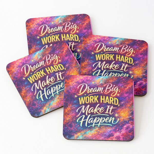 Item preview, Dream Big – Work Hard – Make It Happen designed and sold by NomadUSArt.