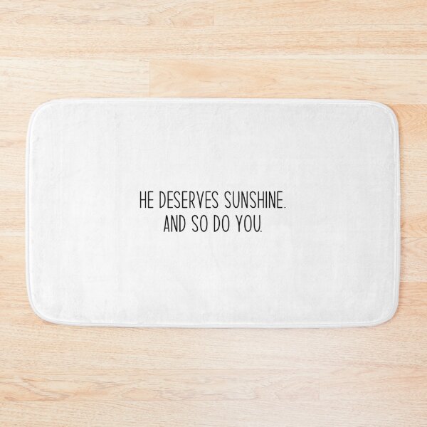 Item preview, He deserves sunshine. And so do you - Heated Rivalry, Scott Hunter, Kip Grady Quote Sticker Art designed and sold by RosefinchArt.