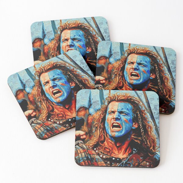 Item preview, Highlands Warrior Face Paint Art | Battle Cry Epic Movie Painting | Historical Action Hero designed and sold by Art's Diner.