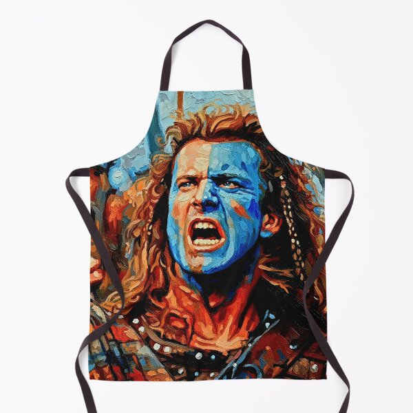 Item preview, Highlands Warrior Face Paint Art | Battle Cry Epic Movie Painting | Historical Action Hero designed and sold by Art's Diner.