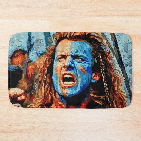 Item preview, Highlands Warrior Face Paint Art | Battle Cry Epic Movie Painting | Historical Action Hero designed and sold by Art's Diner.