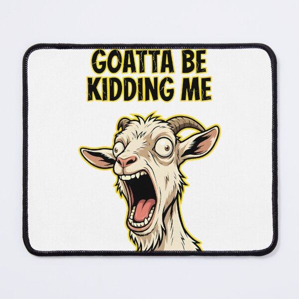 Item preview, Goatta Be Kidding Me Goat designed and sold by ClubofStitches.