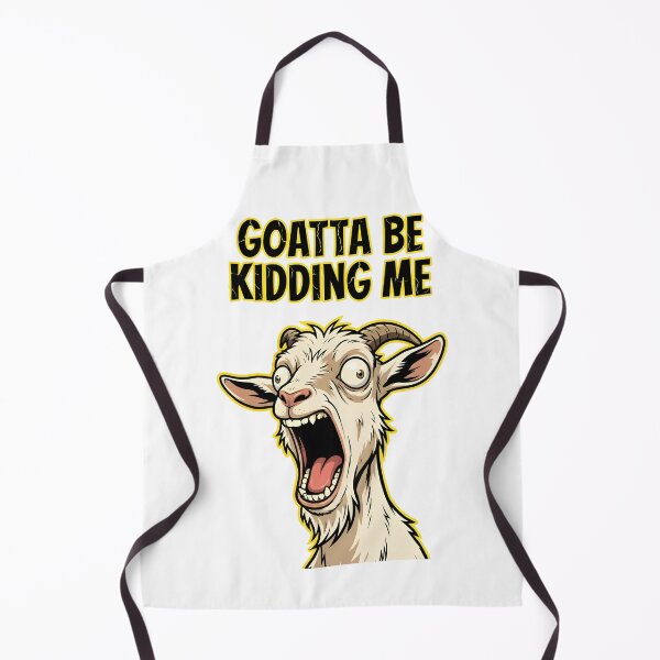 Item preview, Goatta Be Kidding Me Goat designed and sold by ClubofStitches.