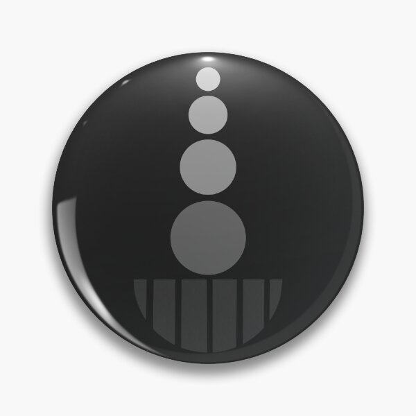 Item preview, Monochrome Abstract Geometric Circles Balanced Over Half Shape designed and sold by NiceDigital.