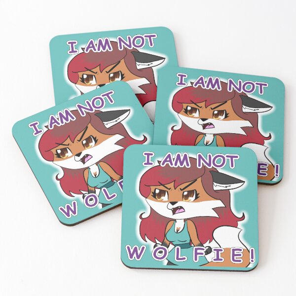 Item preview, I AM NOT WOLFIE - celine designed and sold by horseylew.