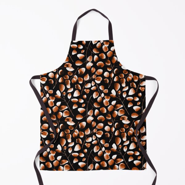Item preview, Dancing Eucalyptus Leaves - Rust Orange Brown designed and sold by thecolorbirdie.