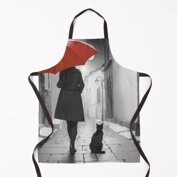 Item preview, A lady and her cat designed and sold by thirtyonestars.