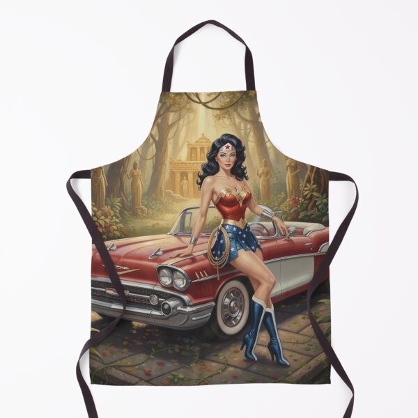 Item preview, Amazonian Grace - 1950s Vintage Island Warrior Pinup designed and sold by Art's Diner.
