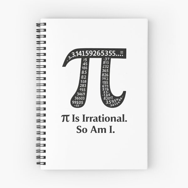 Item preview, Pi Is Irrational So Am I – Funny Math Facts STEM Design designed and sold by sciencefacts.