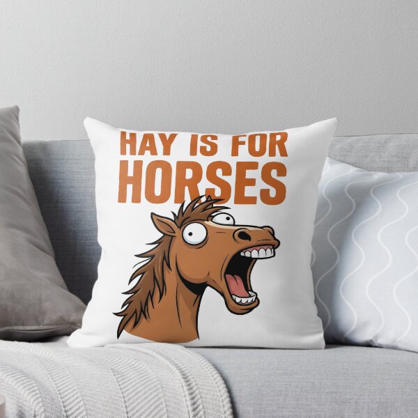 Item preview, Hay is For Horses Funny Horse designed and sold by ClubofStitches.