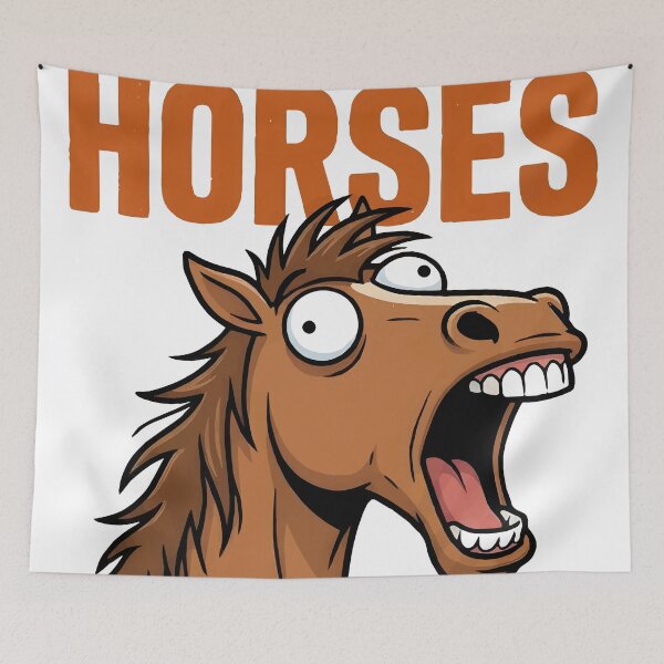 Item preview, Hay is For Horses Funny Horse designed and sold by ClubofStitches.