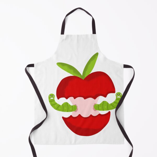 Item preview, Funny Apple with Worms designed and sold by Famand.