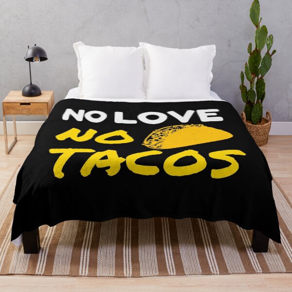 Item preview, No Love No Tacos – Funny Foodie Quote designed and sold by karibov.