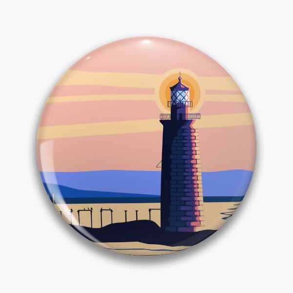 Item preview, Ram Island Lighthouse Vertical designed and sold by Abigail Perry.