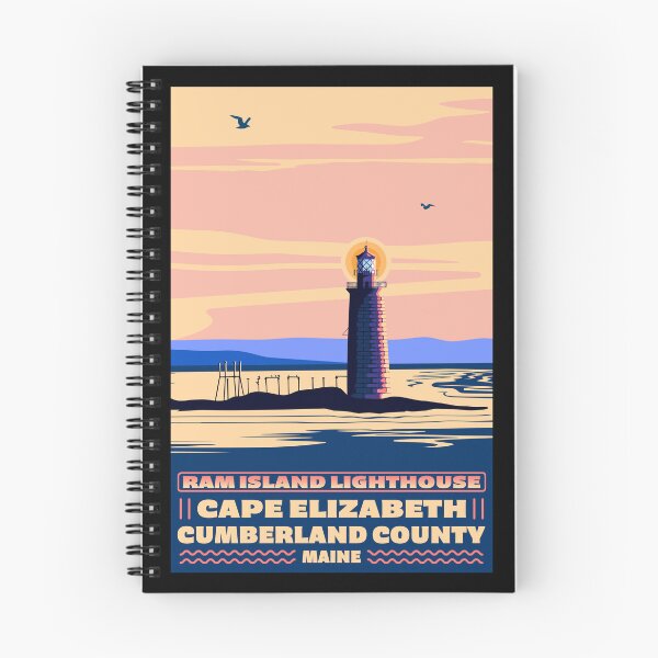 Item preview, Ram Island Lighthouse Vertical designed and sold by Abigail Perry.