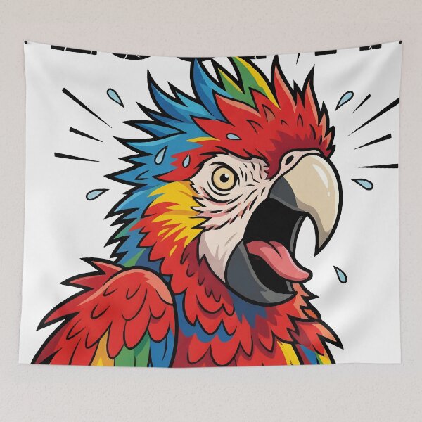 Item preview, Polly Lost It Crazy Parrot designed and sold by ClubofStitches.