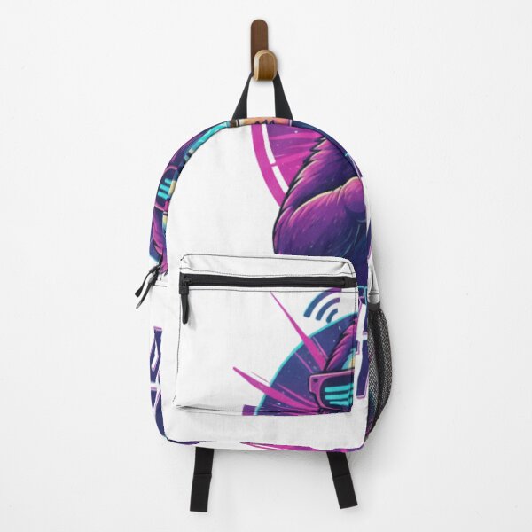 Item preview, Sloth Mode Activated - Retro Synthwave Funny Coffee Sloth designed and sold by AdenDesign..