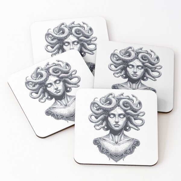 Item preview, Gorgon Greek Mythology Cracked Marble Texture designed and sold by Katzpy.