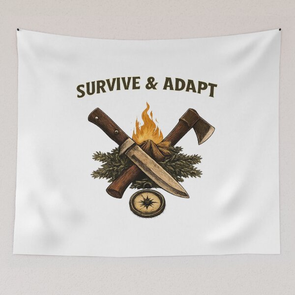 Item preview, SURVIVE & ADAPT designed and sold by Tactical Override.