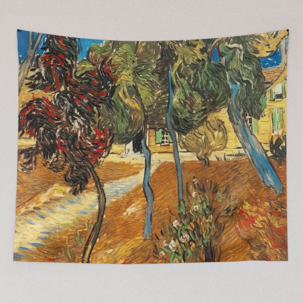 Item preview, Vincent Van Gogh - Trees In The Asylum Garden designed and sold by st1art.