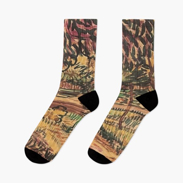 Item preview, Vincent Van Gogh - Trees In The Garden Of The Asylum designed and sold by st1art.