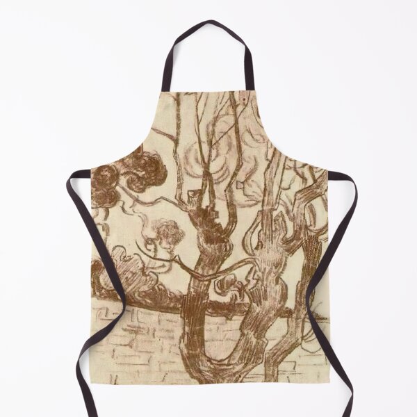 Item preview, Vincent Van Gogh - Treetop Seen Against The Wall Of The Asylum designed and sold by st1art.