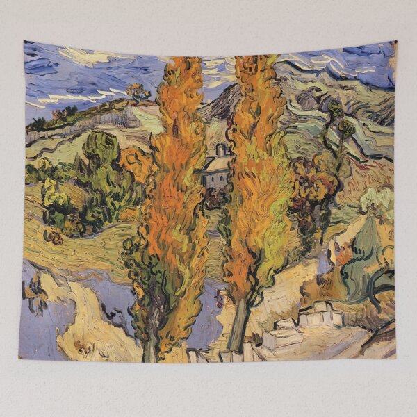 Item preview, Vincent Van Gogh - Two Poplars On A Hill designed and sold by st1art.
