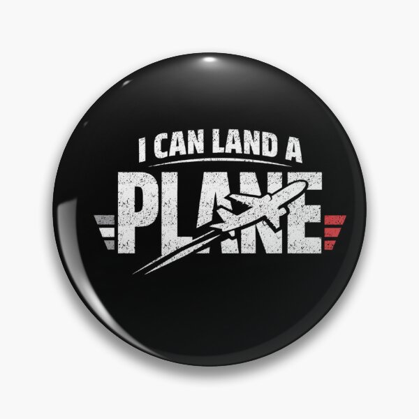 Item preview, I Can Land a Plane Confident Pilot Quote designed and sold by FreshVibe Prints.