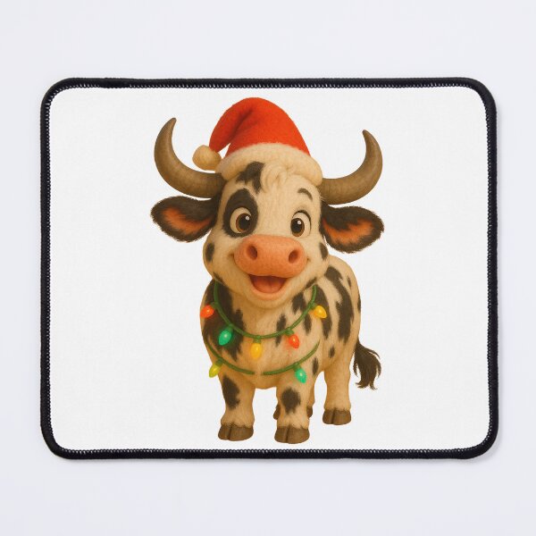 Item preview, Christmas Lineback Cow designed and sold by Sillytoe.