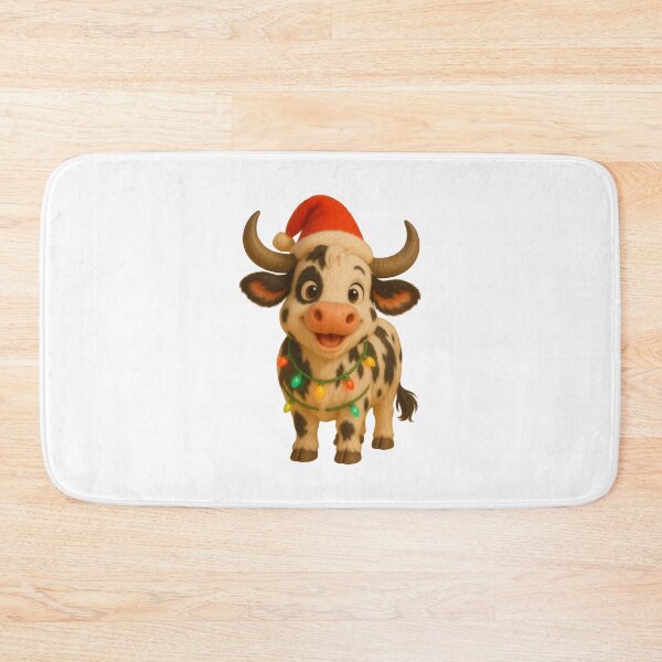 Item preview, Christmas Lineback Cow designed and sold by Sillytoe.