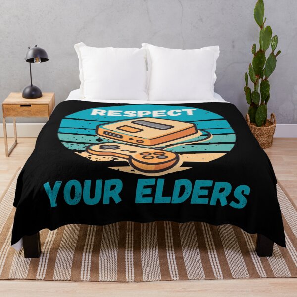 Item preview, Respect Your Elders Gaming Control Retro designed and sold by StaticMood.