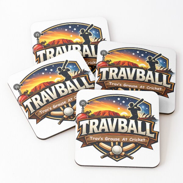 Item preview, TRAVBALL – Trav’s Grouse At Cricket | Cricket Lover Graphic Design designed and sold by trendyart1112.