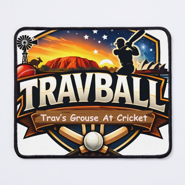 Item preview, TRAVBALL – Trav’s Grouse At Cricket | Cricket Lover Graphic Design designed and sold by trendyart1112.