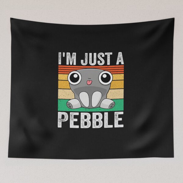 Item preview, I’m Just a Pebble Cute Funny Cartoon  designed and sold by dianadouri.