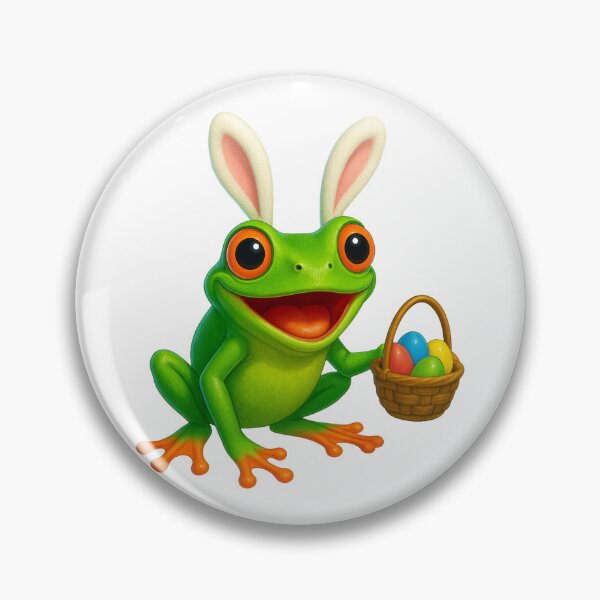Item preview, Easter Green Tree Frog designed and sold by Sillytoe.