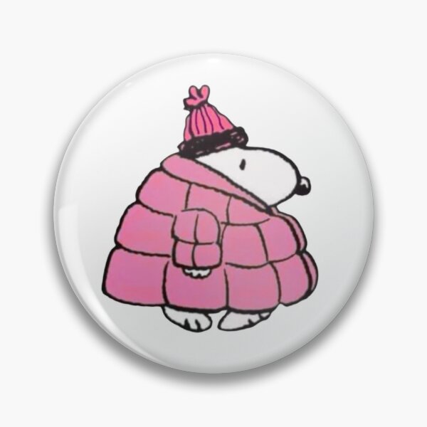 Item preview, snoopy pink puffer jacket designed and sold by mani's creations.