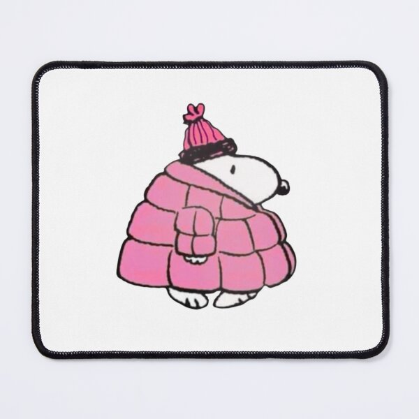 Artikelvorschau, Snoopy-Pufferjacke in Rosa entworfen und verkauft von mani's creations.